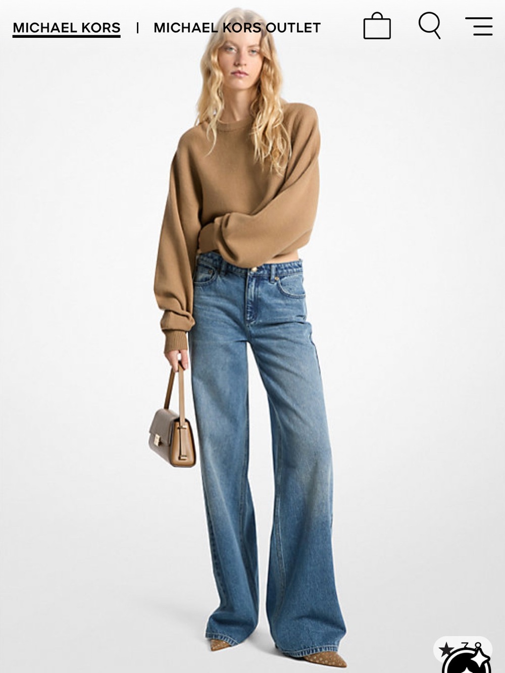 Michael Kors Wide Leg Jeans